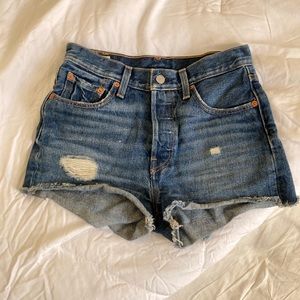 Levi’s 501 High Rise Cutoff Shorts